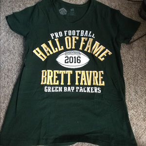 Pro Football Hall of Fame Bret Favre tee